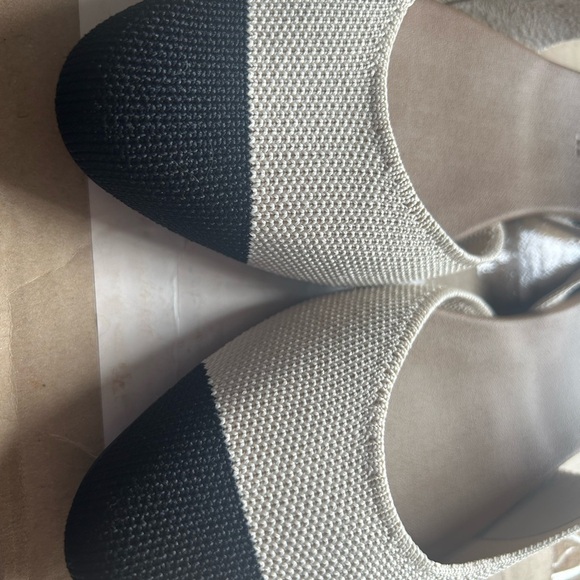 Rothy's Black and Cream Slingback Flats - Picture 4 of 5